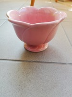 ritka rózsaszín zell  harmersbach  talpas kaspó,kínáló, asztalközép