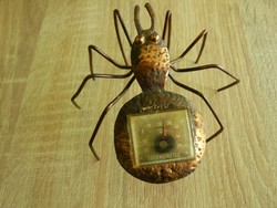 Retro pók figurás hőmérő Budapest feliratos
