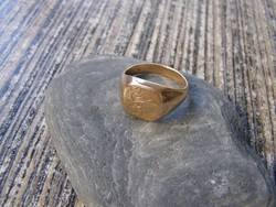 Férfi arany pecsétgyűrű
