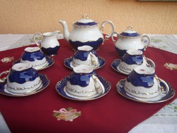 Zsolnay Pompadour teás készlet,