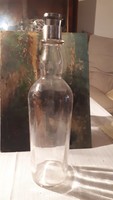 Antik Ezüst dugós üveg 
