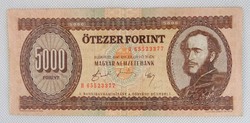 0T383 5000 Forint 1990-es H sorozat