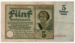 Németország 5 német birodalmi Márka, 1926