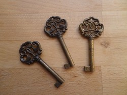 Díszes régi kulcs darabra (eredeti, nem replika)