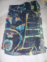Vintage hundertwasser silk scarf