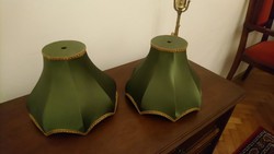 Zöld selyem lámpabúra - 2 db - Újonnan készíttetett