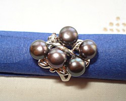Design gyűrű tahiti gyöngyökkel