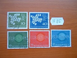NÉMET "EUROPA" VEGYES 5 DB  H86