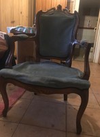 Barok szék, restaurálásra vár, 1db belgiumból.