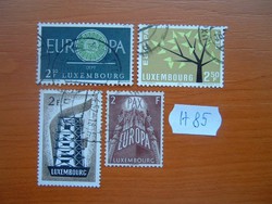 LUXEMBURG "EUROPA" VEGYES 4 DB  H85