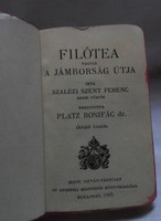 Szalézi Szent Ferenc: Filótea (1927, Katolikus Egyház)
