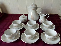 6 Personal 21-piece porcelain breakfast set tirschenreuth