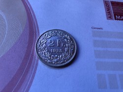 1928 ezüst 2 frank 10 gramm 0,835