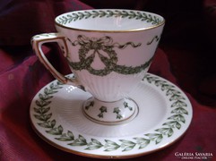 Sarreguemines Epoque Napoleon antik csésze és csészealj