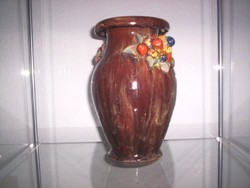 Virágcsokros antik SZÉCSI váza