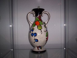 Antik Dittmar Urbach virágos váza