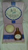 Meissen floreal levendula kölni és szappan díszdobozban