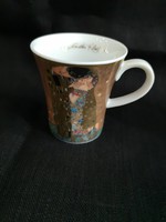 Goebel Gustav Klimt: A csók kávéscsésze 1db limitált, hibátlan