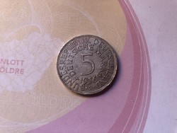 1956"J" ezüst 5 márka 11,2 gramm 0,625