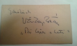 Várkonyi Zoltán autogram