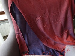 Kashmir és selyem, kézzel készült sál Nepálból, 75 x 200 cm!