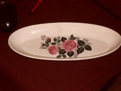 ROYAL Rózsás ovális tányér  7318