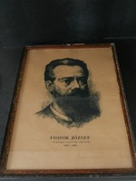 Portré keretben - Fodor József - szignózott