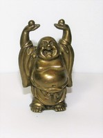 Szerencsét hozó bronz nevető Buddha