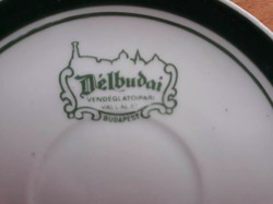 Retro Dél Budai Vendélátóipari Vállalat Zsolnay tányérkák