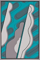 Deim Pál - Korzó 42 x 28 cm színes szita 2011-ből