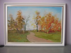 Bertalan Ferenc: Táj ősszel (75 x 50 cm)