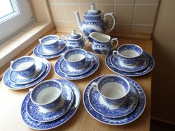 Petrus Regout & Co Maastricht - Castillo holland porcelán teáskészlet 6 személyre