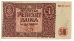 50 kuna 1941 Horvátország