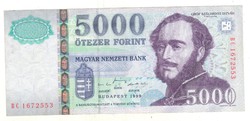 5000 forint 1999