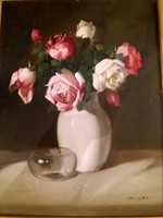 Murin vilmos (1891-1952) flower silhouette