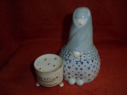 Aquincumi aqva porcelán gesztenyét sütögető nénike figura