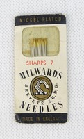0T705 Antik angol Milwards varrótű csomag