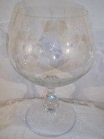 Üvegpohár - hatalmas - gyönyörű - gravírozott 3 literes pohár - hibátlan
