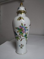 Herendi porcelán fedeles váza