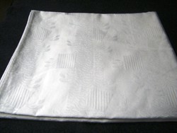 Damaszt paplanhuzat , 2 párnahuzattal fehér 170 x 127 cm