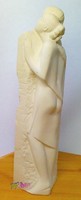 Ölelkezők, zsűrizett bisquit porcelán szobor, Világhy Árpád FISAIC I.díjas szobrászművész alkotása