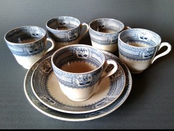 Antik angol fajansz csészék - Ernst Wahliss