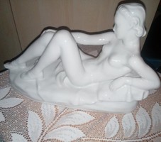 DONNER GERTRÚD MÁRIA: NŐI AKT drasche porcelán szobor