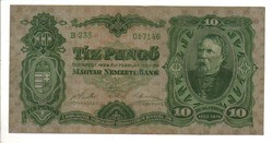 10 pengő 1929 II.