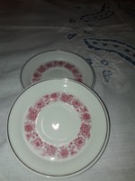 Hollóházi porcelán csészealj (2 db)