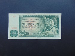 100 korun korona 1961 Csehszlovákia