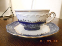 Zsolnay Pompadour II teás csésze és kistányér 1 db (1)