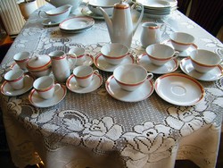 Czechoslovakia tea and coffee set for 6 people.