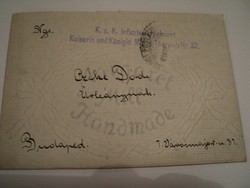Tábori posta-levél /1916/  I.