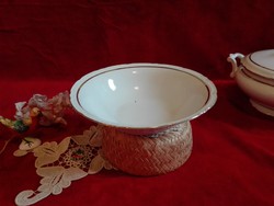 Czech serving bowl snow white side dish or even soup bowl snow white completely new